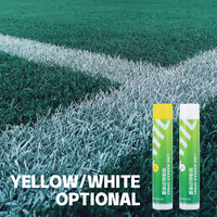 Spray de marquage au sol en acrylique pour terrains de football, couleur blanc/jaune, capacité 840 ml