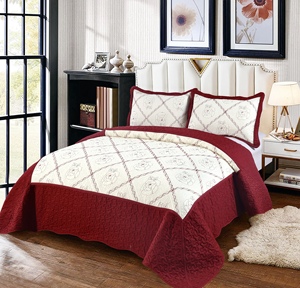 Vente en gros de couvre-lits 3pcs fabriqués en Chine prix bon marché en stock - Product Image 1