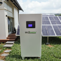 Batterie Lifepo4 Deligreen personnalisée 51,2 V 100 Ah/200 Ah/300 Ah/320 Ah avec système d'extinction d'incendie intégré à vendre
