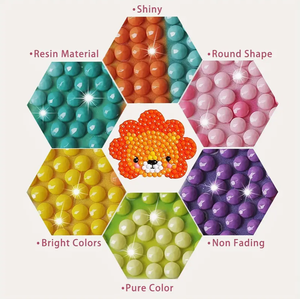 COOLEVE Factory Wholesale Eco-Friendly 5D DIY Custom Cartoon Style <strong>Easter</strong> Gift Diamond Drawings Art Craft Mosaic <strong>Stickers</strong> - Product Image 4