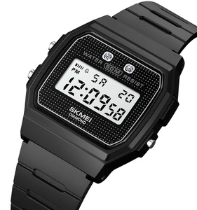 Relojes Hombre Skmei 1952 montres de luxe numériques en acier inoxydable hommes 50m de profondeur résistant à l'eau affichage sur le poignet - Product Image 6