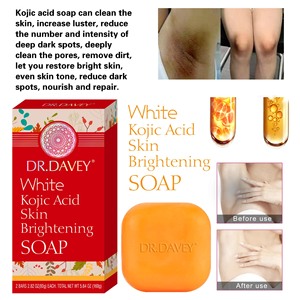 Savon en barre hydratant et éclaircissant à la rose de Dr <span class=keywords><strong>Davey</strong></span>, enrichi en acide kojique - Product Image 2