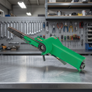 Ponceuse à bande pneumatique APLUS GSB-10330S 10x330mm à échappement arrière 16000 tr/min – Outil pneumatique VERT certifié ISO9001 Garantie 1 an OEM - Product Image 3
