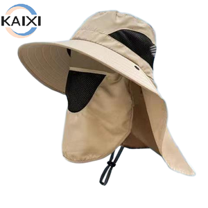 Chapeau de pêcheur d'été, chapeau de <span class=keywords><strong>soleil</strong></span>, <span class=keywords><strong>masque</strong></span> de protection solaire extérieur, couvre-visage, chapeau de pêche avec <span class=keywords><strong>masque</strong></span> amovible - Product Image 2