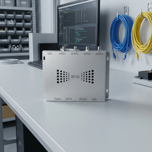 C-Readertek <strong>Long</strong> Range UHF <strong>RFID</strong> <strong>Reader</strong> 8-Port 0-15m Reading <strong>Distance</strong> ISO 18000-6C TCP/IP RS232 for Warehouse Management - Product Image 1