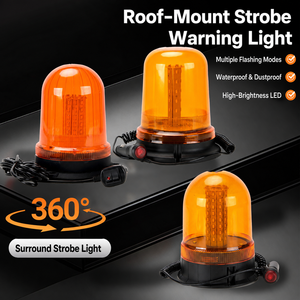 Luci di Segnalazione Stradale LED Personalizzabili e Mobili per Costruzioni con Alimentazione <span class=keywords><strong>a</strong></span> Batteria/Solare/Rete Elettrica in Materiale PC/ABS - Product Image 2