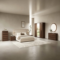 Ensembles de meubles de chambre Master Royal Hotel : Cadres de lit modernes en bois, en métal, rembourrés, de luxe, pour lits jumeaux, doubles, queen et king size