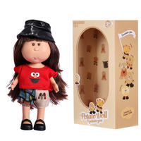 Poupée Patate Mignonne en Vinyle de 24 CM, Poupée à Habiller Tendance, 3 Styles de Tenues Disponibles, Jouet d'Art de Collection, Cadeau pour Filles, Ornement Décoratif pour la Maison
