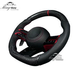 Le <span class=keywords><strong>volant</strong></span> sport en fibre de carbone 3D Red-label est compatible avec Mercedes-Benz W126 W222 <span class=keywords><strong>W124</strong></span> W210 W212 W202 W204 W461 W245 - Product Image 3