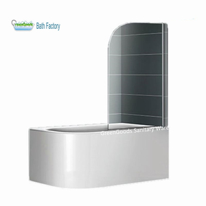 Sannce — <span class=keywords><strong>baignoire</strong></span> <span class=keywords><strong>d</strong></span>'<span class=keywords><strong>angle</strong></span> simple <span class=keywords><strong>avec</strong></span> écran, porte <span class=keywords><strong>de</strong></span> <span class=keywords><strong>douche</strong></span> <span class=keywords><strong>avec</strong></span> charnière, hôtel, bon marché - Product Image 1
