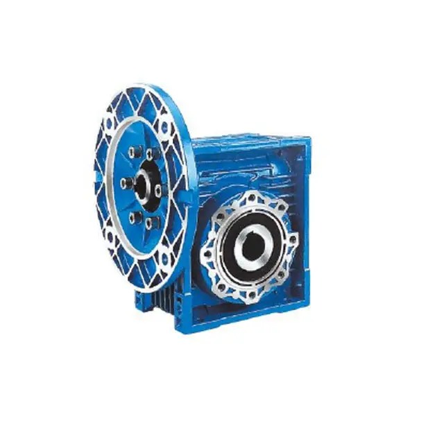 NMRV30 Series Aluminium Cacing Kecil Cyclo Gearbox Kecepatan Peredam untuk NEMA 23 Stepper Motor atau Motor BLDC