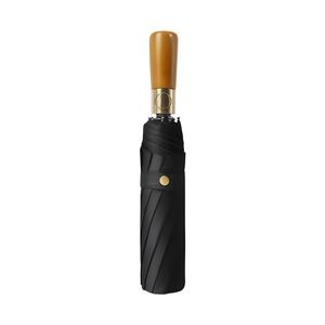 Paraguas Plegable UV Personalizado BSCI ALT de Tela Pongee, Apertura Automática, Regalos Empresariales, Mango de Madera, 12 Varillas, 97 cm de Diámetro - Product Image 3