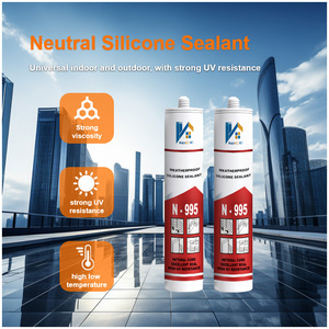 Sellador de Silicona Estructural Neutro 9900 Resistente a la Intemperie para Construcción, Sellador para Puertas de Aluminio - Product Image 2