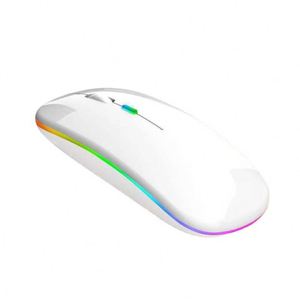 X505-1 Ultra Thin and Rechargeable BT <b>Wireless</b> Mouse Mini <b>Wireless</b> Optical 1600dpi Rgb <b>Wireless</b> Mouse Suitable for Laptop <b>Pc</b> - Product Image 4