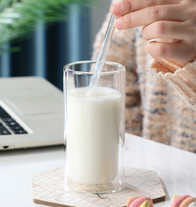 Double Walled Latte Glasses for Cold or Hot Drink,Grey Borosilicate Glass Tea Coffee <strong>Cups</strong>,Insulated Drinking Glasses for <strong>Espress</strong> - Product Image 3