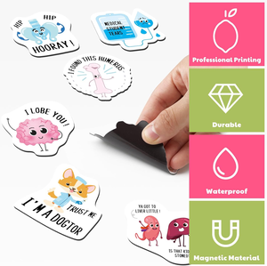 แม่เหล็กติดตู้เย็นลายการ์ตูนน่ารัก ดีไซน์นุ่ม ยืดหยุ่น กันน้ำ ปี 2026 ขายดี - Product Image 2