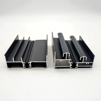 Profils en aluminium pour fenêtres coulissantes à rupture de pont thermique, fenêtres insonorisées en aluminium pour enceintes de balcon – Vente en gros usine