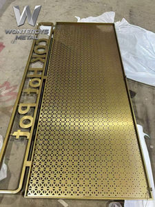 Panel Divisor <span class=keywords><strong>de</strong></span> Espacios Personalizable <span class=keywords><strong>de</strong></span> Acero Inoxidable 304 201 <span class=keywords><strong>de</strong></span> Alta Calidad, Diseño <span class=keywords><strong>de</strong></span> Panel Cortado con Láser para Bar, Diner, Bistro, Grill - Product Image 5