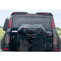 Accessoires de spoiler de toit arrière LED pour voiture de voyageur, pour Jetour Shanhai T2, aileron de toit arrière de voiture, pièce de modification extérieure