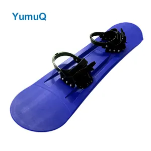 YumuQ Mini Kunststoff Holz Doppel fischen Baby Schnee Ski Schlitten Schlitten Klapp Roller Kinder