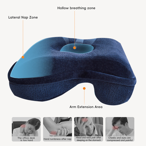 หมอนรองแขน YUE RISE รุ่นใหม่ ทำจากเมมโมรี่โฟม ช่วยป้องกันอาการ<span class=keywords><strong>มือ</strong></span>ชา ลดแรงกด รองรับแรงกดแบบคืนตัวช้า ใช้สำหรับงีบหลับและนอนหลับ - Product Image 3