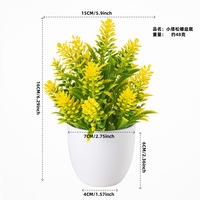 SAISON classique mode bureau Simulation plante verte Mini Pot décoration ensemble créatif Simple décoration salon bureau