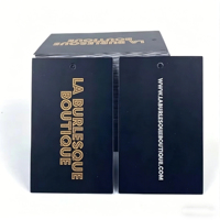 Label Pakaian Kertas Kustom untuk Ritel dengan Logo Anda, Ramah Lingkungan dan Desain Fashion