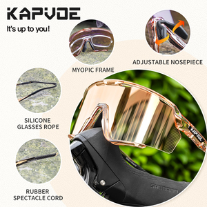 KAPVOE Vente en gros de lunettes de soleil de sport tendance pour hommes et femmes, lunettes de cyclisme, lunettes de <span class=keywords><strong>course</strong></span>, lunettes de pêche, lunettes de golf, lunettes de conduite - Product Image 3