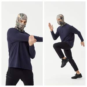Balaclava Camo Khusus Olahraga Berburu, Masker Ski Penutup Wajah Penuh, Penutup Wajah Ringan, Aksesoris untuk Musim Dingin - Product Image 2