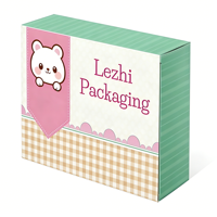 Boîtes d'emballage personnalisées écologiques et sûres pour les couvertures pour enfants et les articles de literie pour bébés avec fenêtres