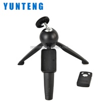 YUNTENG YT-208 Mini Tripod Su Geçirmez Darbeye Dayanıklı Çevirmeli Kilit Kablosuz BT Uzaktan Kumandalı Deklanşör Vlog Selfie Çubuğu Saplı Tripod