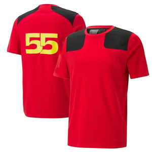 Vente en gros été manches courtes voiture rouge <span class=keywords><strong>Bull</strong></span> Racing Team Polo Shirt Costume Formule 1 Racing T-shirts - Product Image 1