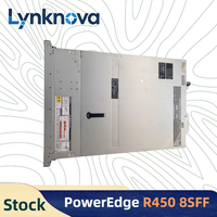 Server Rack PowerEdge R450 8SFF con Doppio Xeon di 3a Generazione, 8x2.5 Bay, DDR4 fino a 80TB, Dual-Port 1GbE, Conveniente e Disponibile