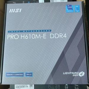 For PRO H610M-E DDR4 <b>Motherboard</b> M-ATX Wholesale Chipset Dual LGA 1700 Socket 14th/13th/12th Gen <b>CPU</b> Support for for MSI PRO H61 - Product Image 4