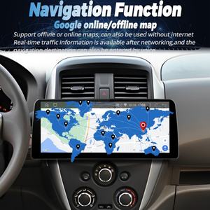 Reproductor de Video para Auto con Pantalla de 12.3 Pulgadas y Resolución 1920*720, Android 13, Radio Estéreo para Nissan Sunny, GPS, Multimedia, Carplay, Unidad Principal - Product Image 3