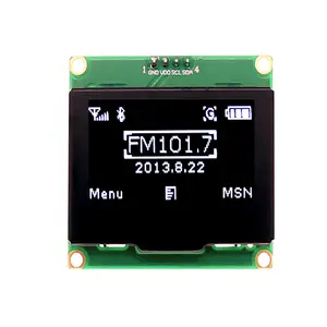 Meilleure Vente Mini Micro 1.54 Pouces IIC Blanc Panneau D'affichage D'OLED Module 128x64