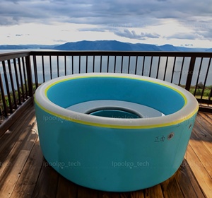 Chất lượng cao ipoolgo <span class=keywords><strong>Inflatable</strong></span> nhà Spa nước nóng phục hồi bồn tắm nước nóng Plunge bồn tắm bồn tắm nước nóng bể sục Jacuzzi hồ bơi - Product Image 6