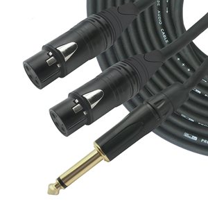 <span class=keywords><strong>Altavoz</strong></span> de alta fidelidad de cobre desnudo para mezclador de coche <span class=keywords><strong>Cable</strong></span> de alimentación XLR 6,35mm USO DE Audio en mezclador amplificador de potencia cámara de vídeo - Product Image 2