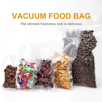 Sac de stockage sous vide pour aliments congelés imprimé personnalisé en usine Evoh sacs d'emballage en plastique en rouleau gaufré pour machine à sceller sous vide en PE transparent