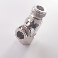 Adaptateur coaxial RF étanche IP67 à 3 voies, prise N mâle vers double prise N femelle, connecteur en forme de T