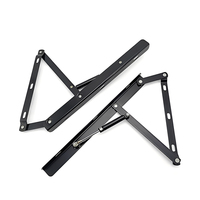 Support de lit relevable hydraulique pneumatique robuste en fer avec vérin à gaz, design moderne, installation facile pour chambre à coucher