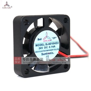 Ventilateur de refroidissement Sanjun 40x40x10mm 24V DC à roulement à billes pour boîtier d'ordinateur Modèle SJ4010HD2 - Product Image 1