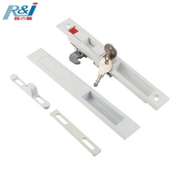 Accesorios de ventana de aluminio, cierre de puerta de ventana deslizante con perno de gancho, venta directa de fábrica