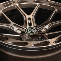 XINLAI Forged Monoblock 5x114.3 5x130 5x112 17 18 19 20 21 22 Inch Velg Mobil Kustom dari Paduan Logam untuk Lexus Audi Cls Mustang Sf90.