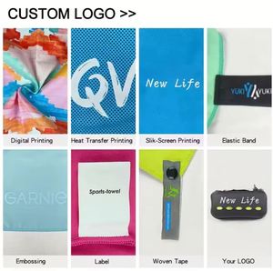 Serviettes en microfibre douces et populaires, best-sellers, design confortable, impression personnalisée du logo de la marque, serviette de plage - Product Image 3