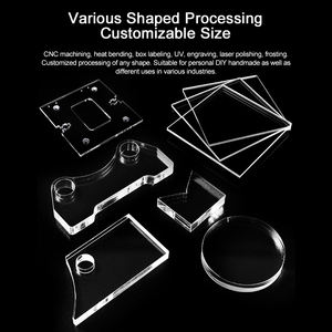 แผ่นอะคริลิคสีใส1มม. 2มม. 3มม. 6มม. กำหนดได้เอง - Product Image 6