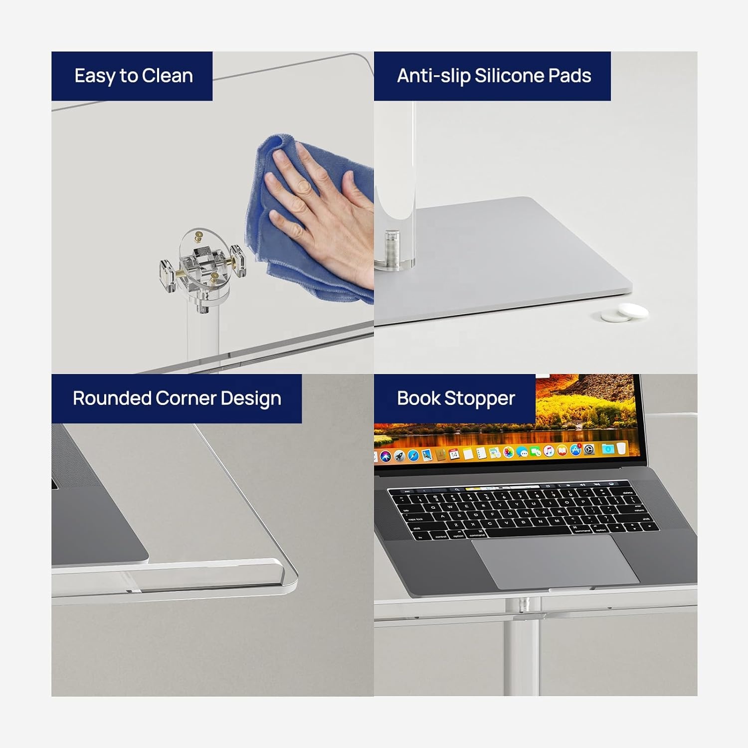 DigDozer Acrylic Podium Stand,Angle Adjustable Lecterns & Podiums