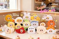 Boîte mystère en peluche Baby Three Doll « Eat Big » |   Jouets en peluche sur le thème de la nourriture, cadeau pour enfants et adultes