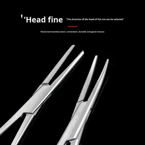 Pinze Emostatiche Mediche in Acciaio Inossidabile, Diritte e Curve, per Strumenti Chirurgici Oculari - Product Image 2