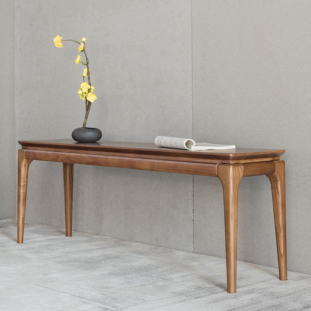 Wholesale Modern Design Wood Furniture Dining Living Room Chairs Wooden Waiting Bench Chair Outdoor Patio Benches